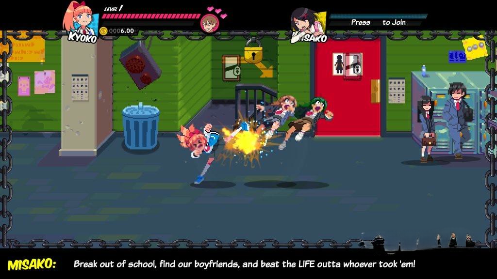 《热血少女》v1.0.3,热血硬派衍生作品,steam特别好评的快节奏像素风横版动作过关游戏 《热血少女》v1.0.3,热血硬派衍生作品,steam特别好评的快节奏像素风横版动作过关游戏
