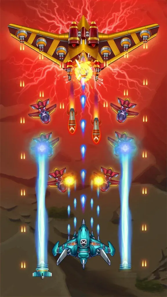 《天空猛禽:太空入侵者》v2.0.5,华丽的太空飞行弹幕射击竖屏游戏 《天空猛禽:太空入侵者》v2.0.5,华丽的太空飞行弹幕射击竖屏游戏