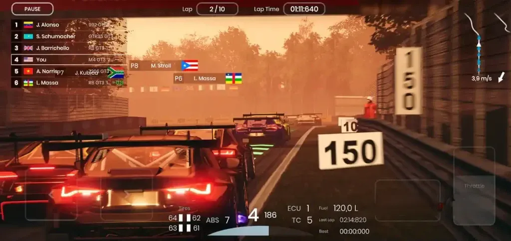 《极速赛道》汉化版v1.0.3,3D高画质主打极致拟真驾驶体验的赛车游戏 《极速赛道》汉化版v1.0.3,3D高画质主打极致拟真驾驶体验的赛车游戏