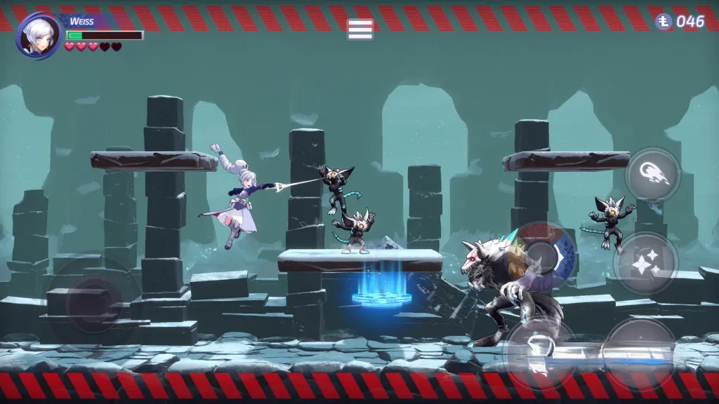 《RWBY:冰雪的弓矢》v1.0,四位女主角实时切换的2D横版动作游戏 《RWBY:冰雪的弓矢》v1.0,四位女主角实时切换的2D横版动作游戏