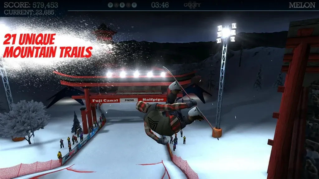 《滑雪板盛宴》v1.4.1.RC,3D极限滑雪运动特技动作游戏 《滑雪板盛宴》v1.4.1.RC,3D极限滑雪运动特技动作游戏