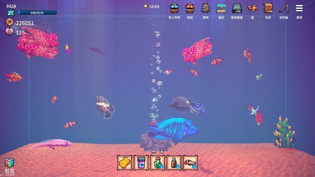 《全球鱼友俱乐部:放置好时光》v0.0.68,steam特别好评的3D像素风挂机养鱼放置游戏 《全球鱼友俱乐部:放置好时光》v0.0.68,steam特别好评的3D像素风挂机养鱼放置游戏