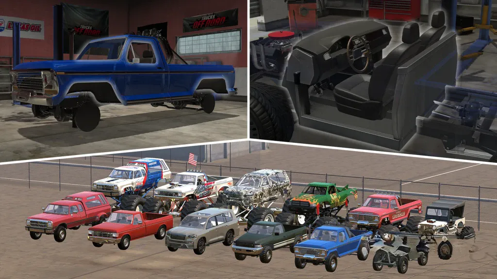 《越野卡车》v1.98.9758,3D越野题材卡车竞速游戏 《越野卡车》v1.98.9758,3D越野题材卡车竞速游戏