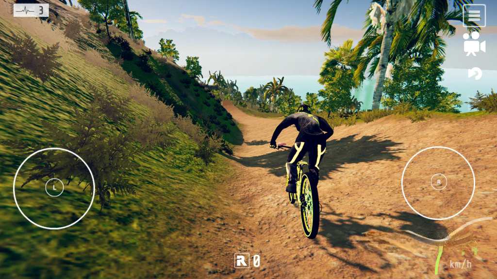 《速降王者》v1.10.20，steam特别好评的山地自行车速降极限运动游戏