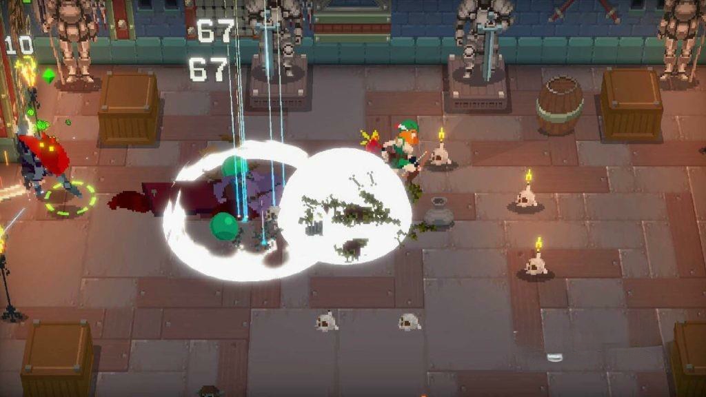 《战魂铭人》v3.2.2，steam特别好评的像素风横版动作肉鸽游戏