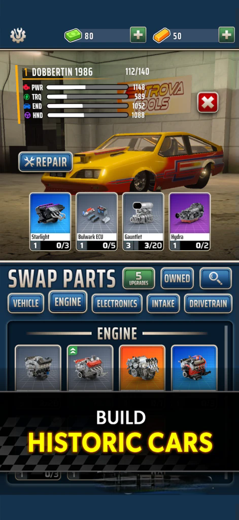 《NHRA传奇直线加速赛车》v1.1.4，官方赛事授权的拟真直线赛车竞速模拟游戏