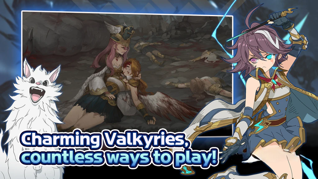《十女武神》v1.1.28，以北欧神话为背景的二次元放置RPG游戏