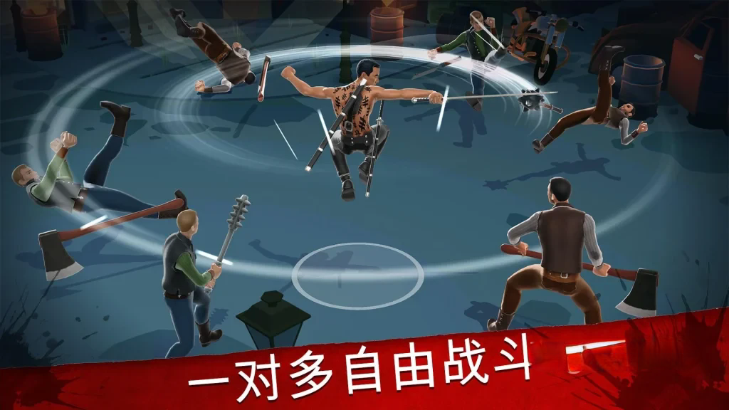 安卓单机游戏《荒原：白刃战》v1.5.108，根据AMC美剧《荒原》改编的3D俯视角动作手游