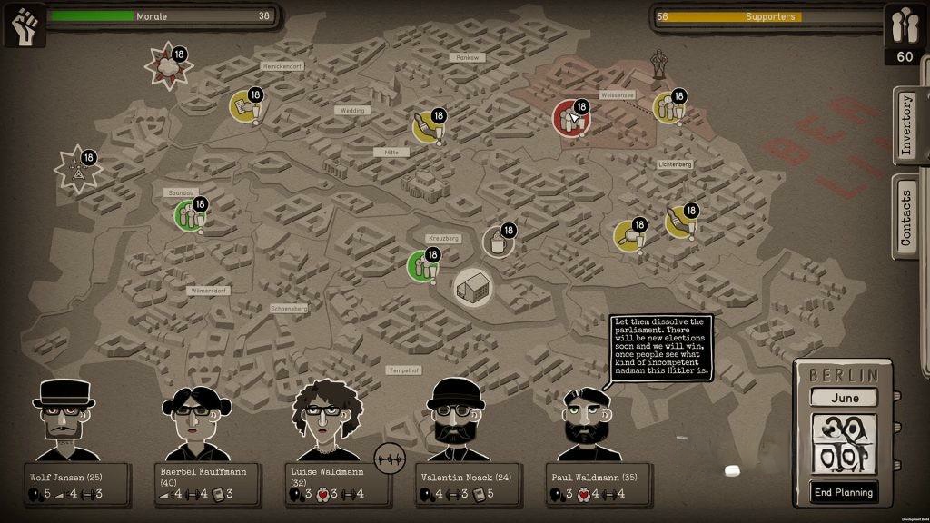 《走过至暗时刻》v1.0.20，steam特别好评的二战德国背景回合制策略解谜游戏