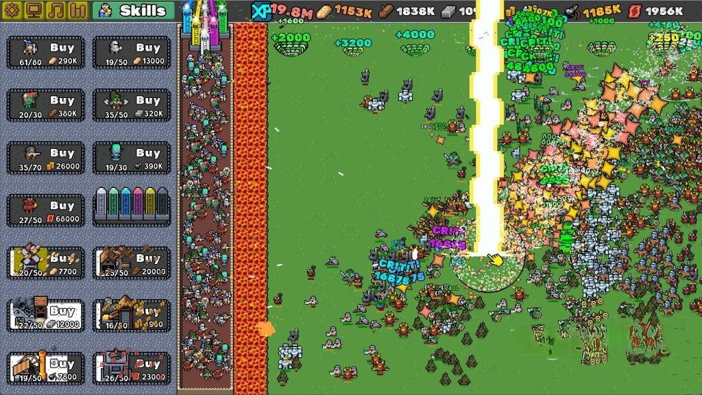 《零压力之王：放置防御》中文版v1.0.0，steam特别好评的放置增量塔防游戏