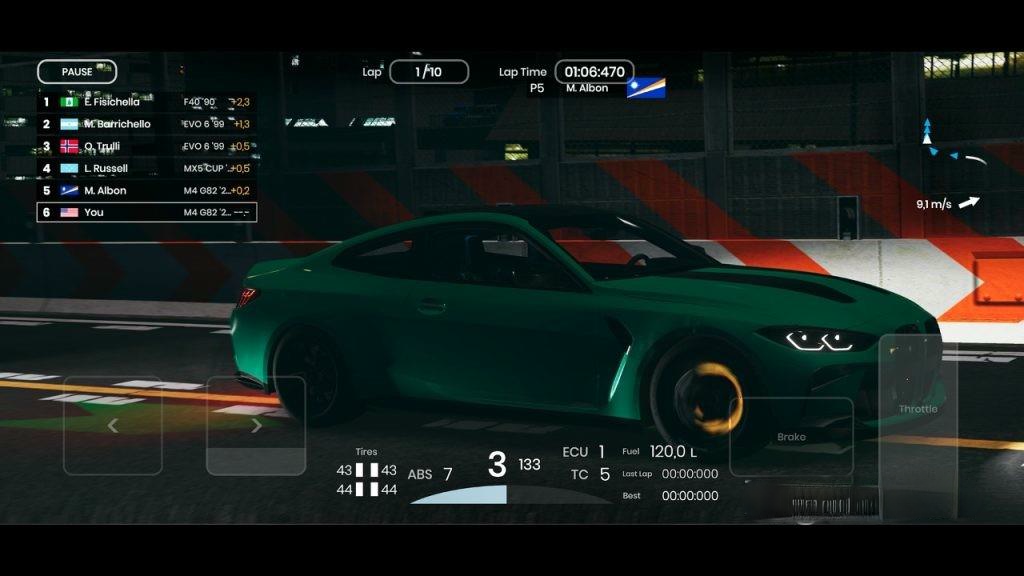 《极速赛道》汉化版v1.0.3，3D高画质主打极致拟真驾驶体验的赛车游戏