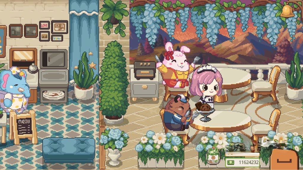 《遗忘周一咖啡馆》v1.0.1，steam好评如潮的像素风放置模拟经营游戏