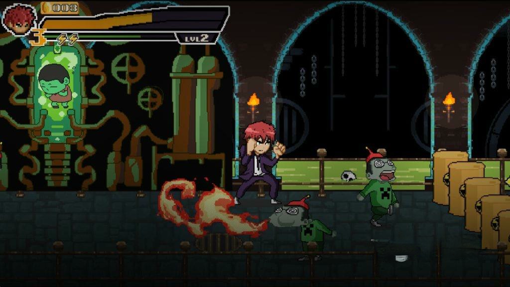 《学校英雄》，steam特别好评的2D横版校园热血动作游戏