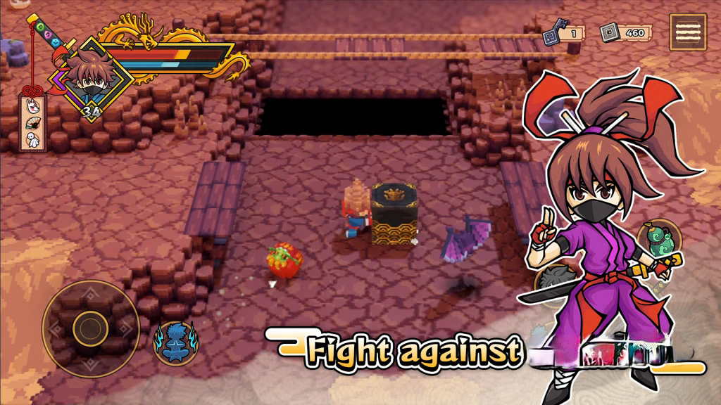 《武士刀之龙》v1.0.1，像素风武士冒险动作RPG游戏