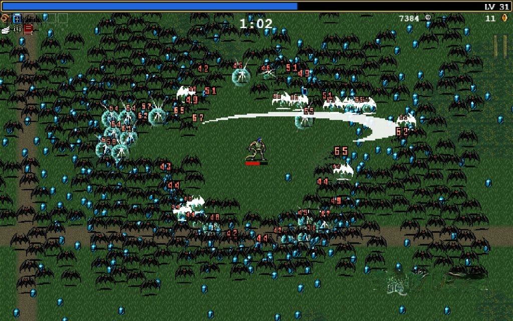 《吸血鬼幸存者》v1.14.106含全DLC，steam好评如潮的肉鸽弹幕射击游戏里程碑之作