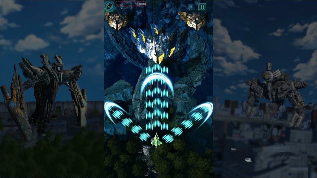 《月之传说2》v0.1，街机风格3D高画质竖屏弹幕飞行射击游戏