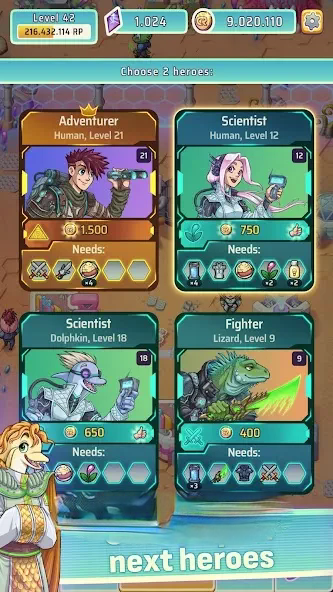 《英雄公园2》v1.0.4，外星神秘星球上建造管理地牢与商店模拟经营游戏
