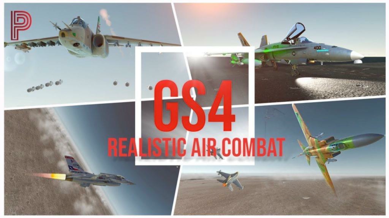 《GS4真实空战》v3.57.09，高拟真度手机飞行模拟空战射击游戏-绿树游戏社区