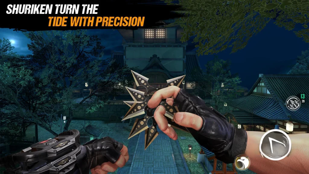 《忍者信条2》v1.2.1，使用弓箭等武器执行狙击暗杀的第一人称3D动作射击游戏