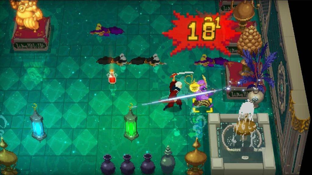 《战魂铭人》v3.2.1，steam特别好评的像素风横版动作肉鸽游戏