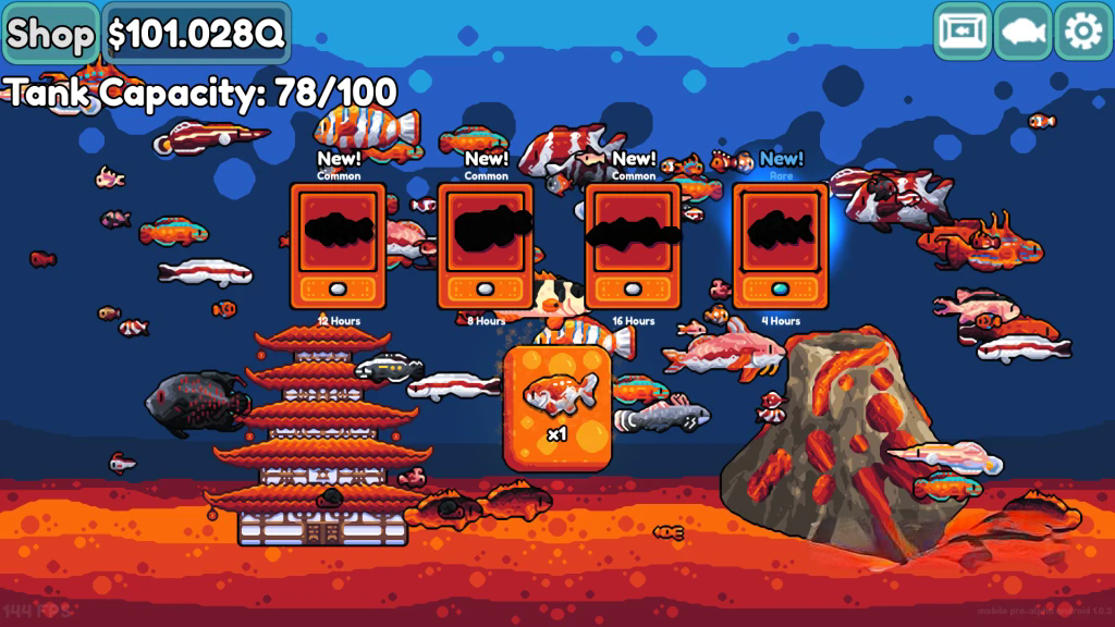 《轻松水族馆》v1.1.1， steam特别好评的像素风放置模拟游戏
