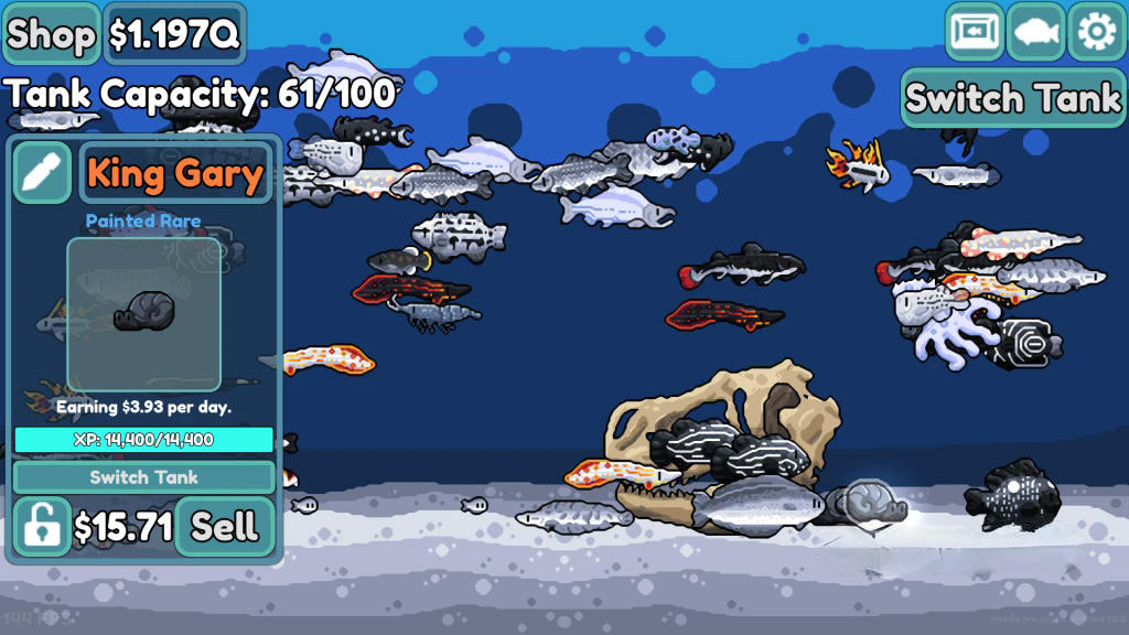 《轻松水族馆》v1.1.1， steam特别好评的像素风放置模拟游戏