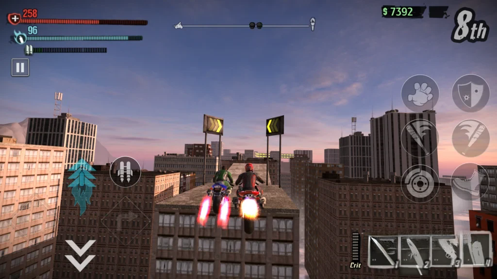 《公路救赎》v19.1，暴力摩托精神续作，steam特别好评的摩托车肉鸽竞速格斗游戏