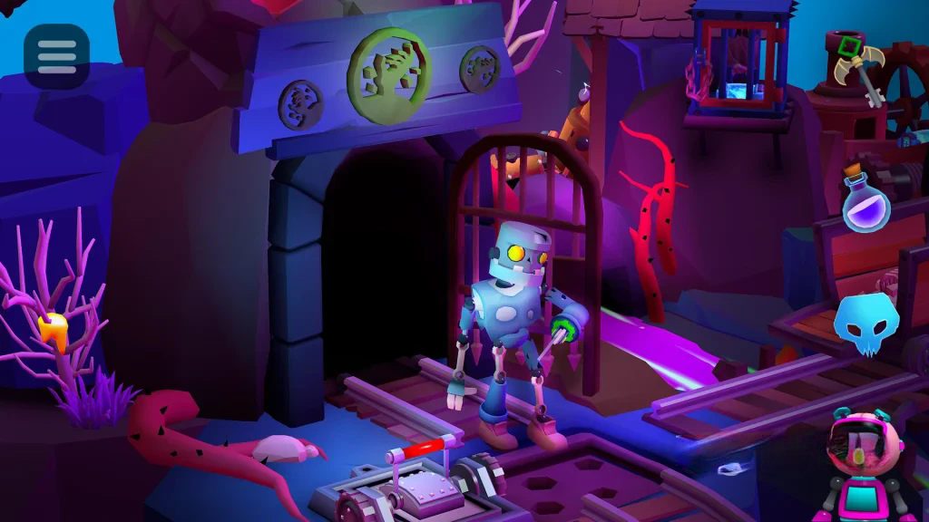 《微型机器人：门户逃脱》v1.25，科幻世界3D密室解谜游戏