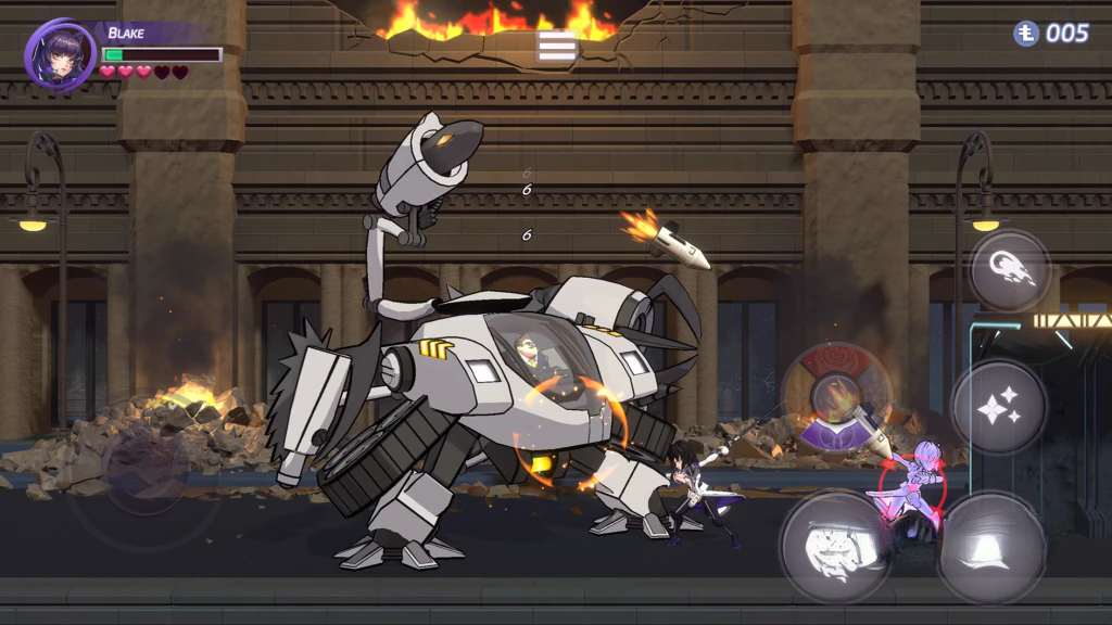 《RWBY：冰雪的弓矢》v1.0，四位女主角实时切换的2D横版动作游戏