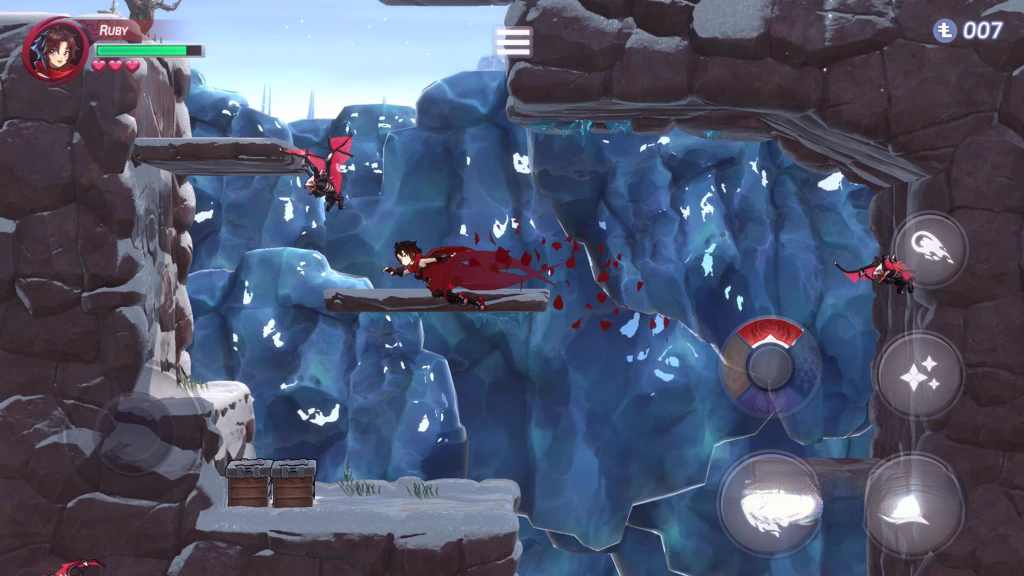 《RWBY：冰雪的弓矢》v1.0，四位女主角实时切换的2D横版动作游戏