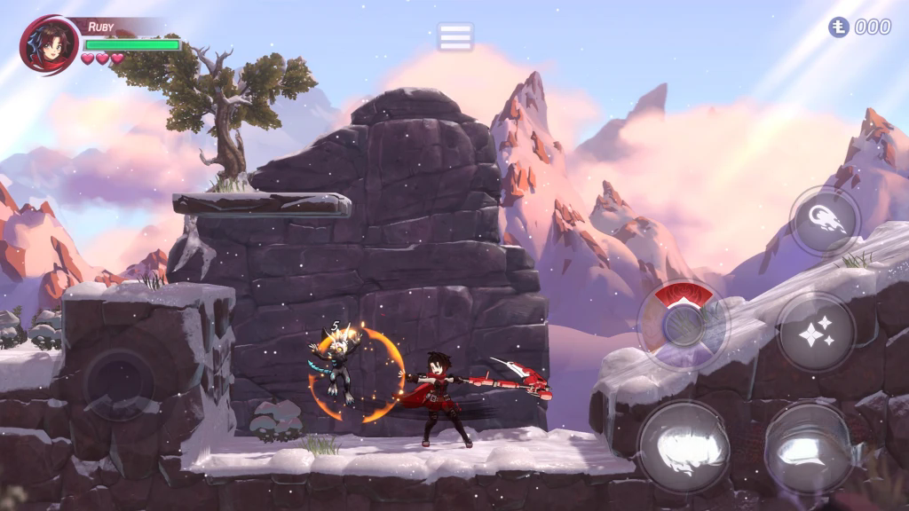 《RWBY：冰雪的弓矢》v1.0，四位女主角实时切换的2D横版动作游戏