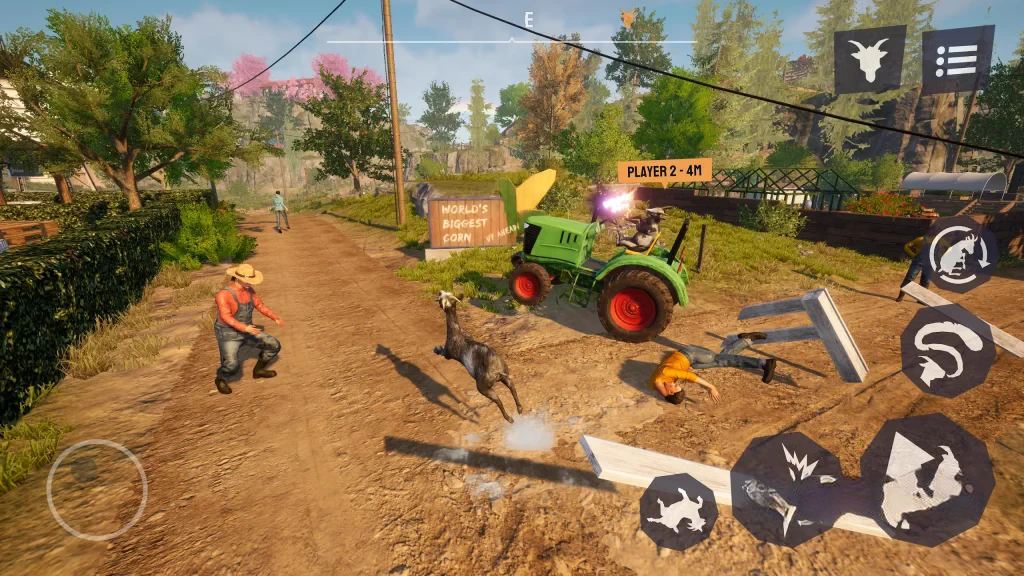 《模拟山羊3系列合集》，steam好评如潮的无厘头破坏开放世界沙盒动作游戏