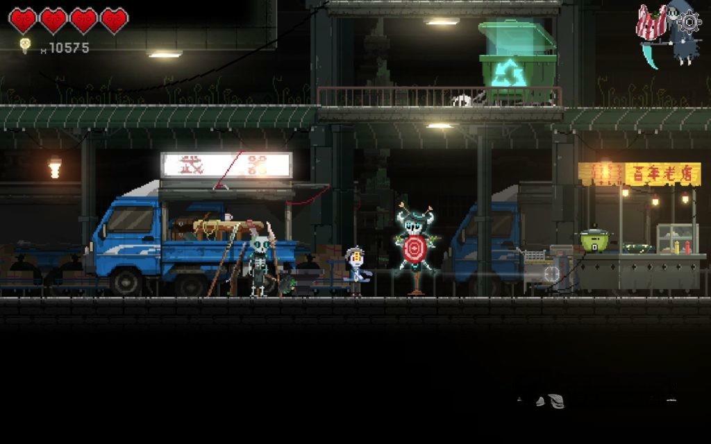 《餐瘾地城》v1.4.2，steam好评如潮的像素风横版动作游戏