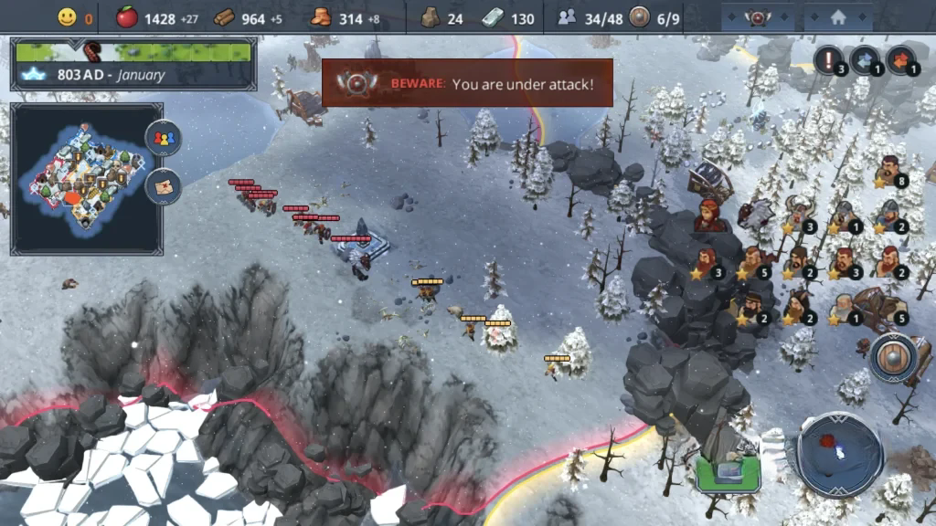 《北境之地》全DLC解锁完整版，Steam特别好评的北欧神话背景高品质即时战略游戏