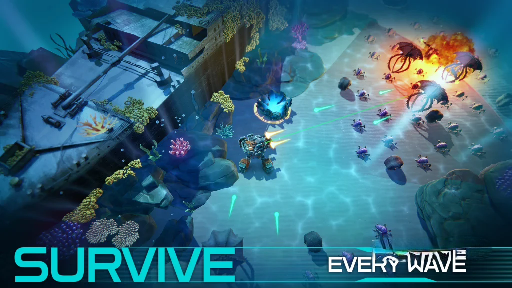 《海洋守护者：穹顶生存》v1.0.6，steam特别好评的海底采矿塔防肉鸽动作冒险游戏
