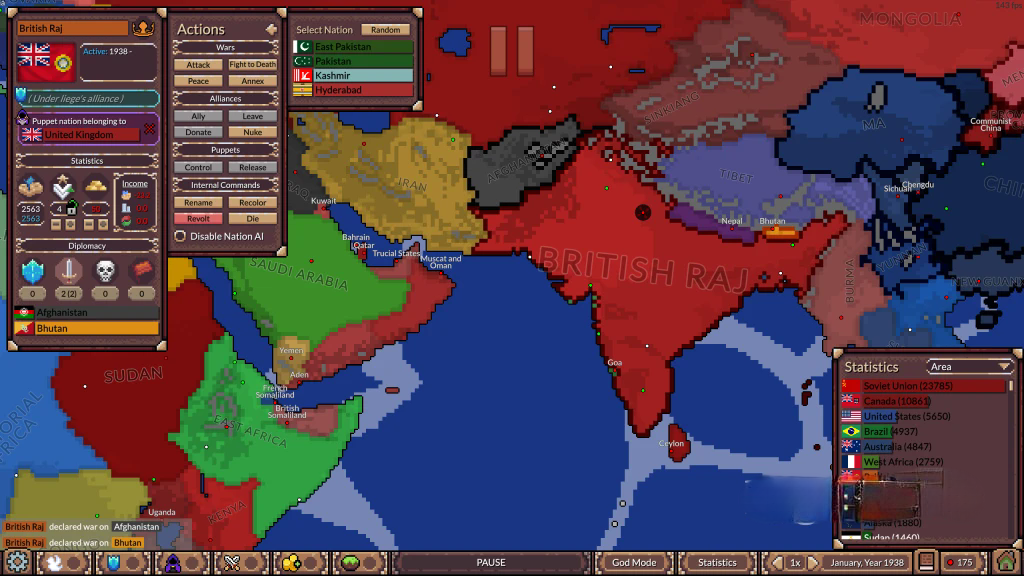 《冲突时代：世界大战》v4.4.0，steam好评如潮的高自由度沙盘战争模拟世界大战略游戏