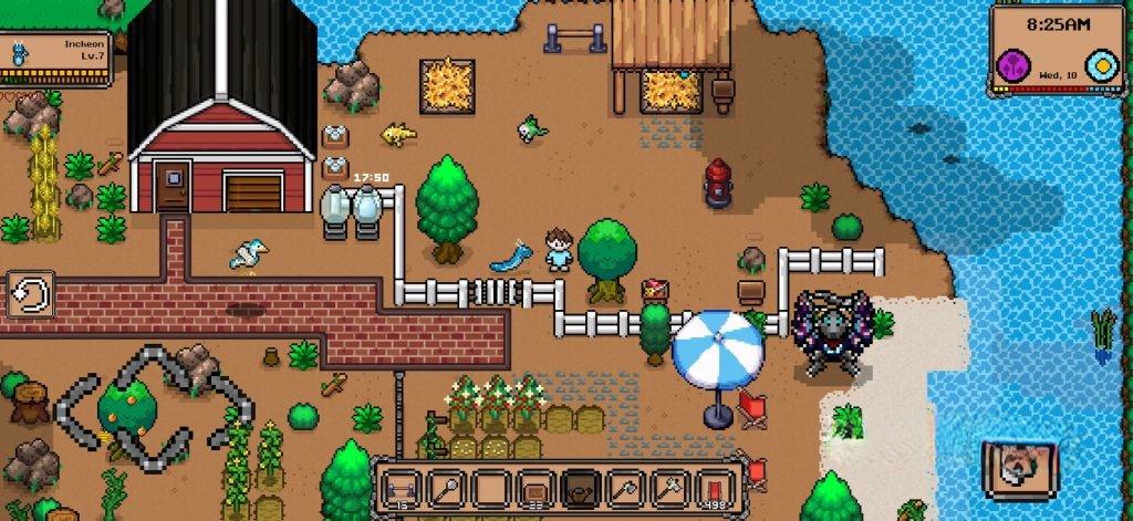 《克洛蒙怪兽农场》v0.8058，steam特别好评的融合怪物驯养与农场模拟的像素风RPG游戏