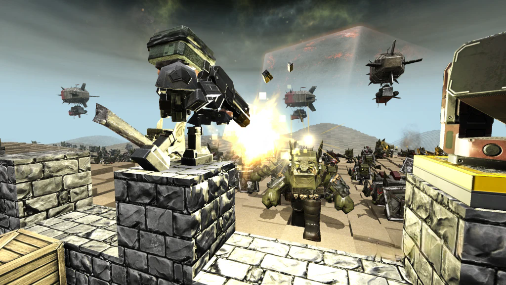 《方块堡垒2》v1.00.07，steam特别好评的高画质3D塔防射击动作游戏