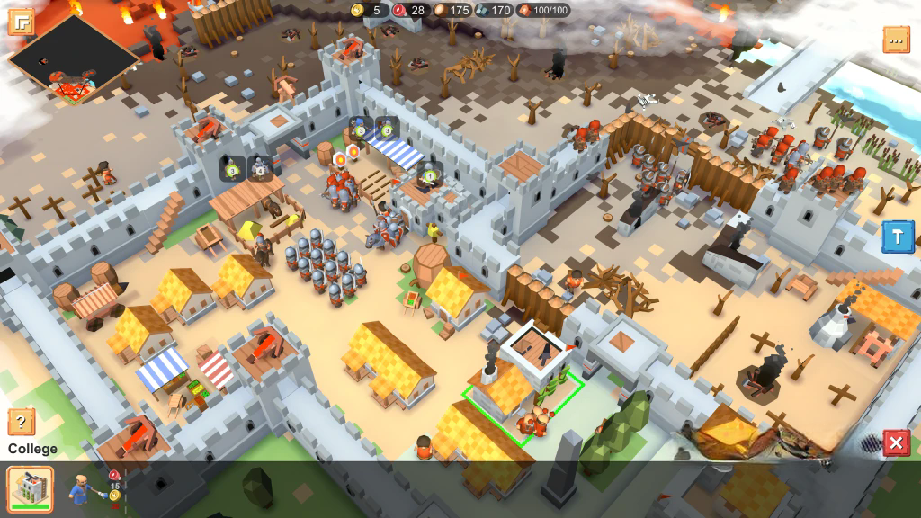 《围攻中世纪战略RTS》v1.3.39r8，3D像素风格中世纪硬核即时战略游戏