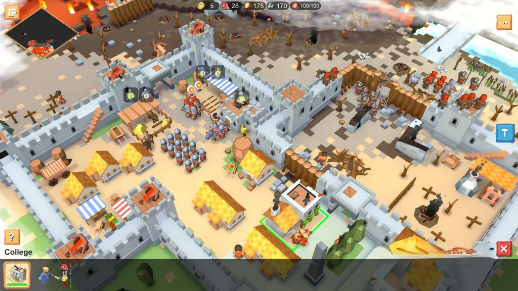 《围攻中世纪战略RTS》v1.3.43r1，3D像素风格中世纪硬核即时战略游戏