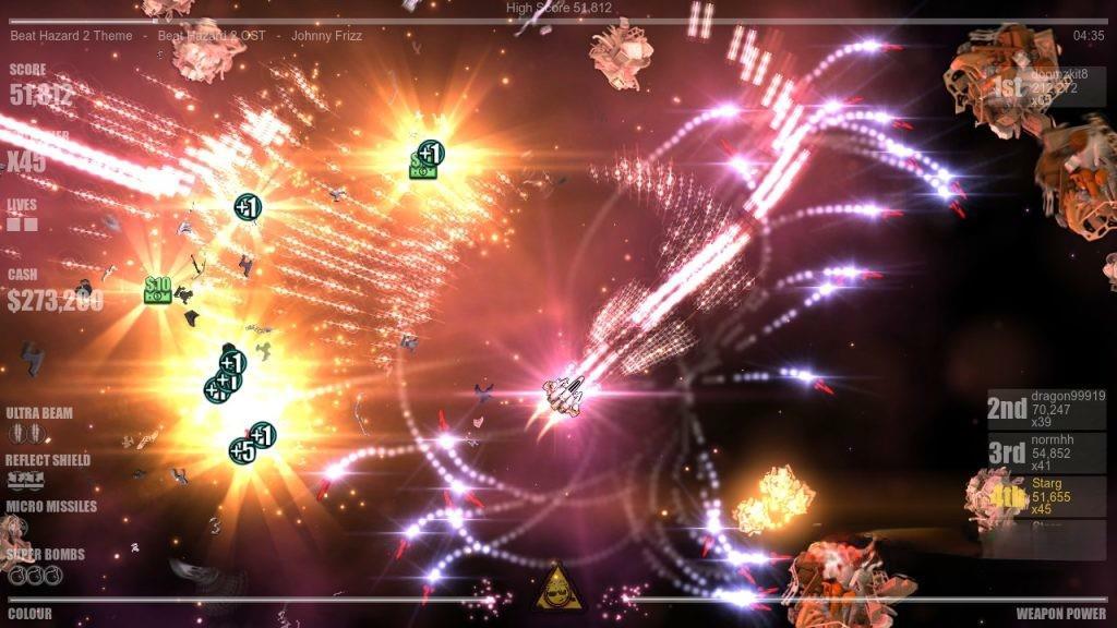 《危险节奏》v1.0，steam特别好评的炫酷激烈太空战机双摇杆射击游戏