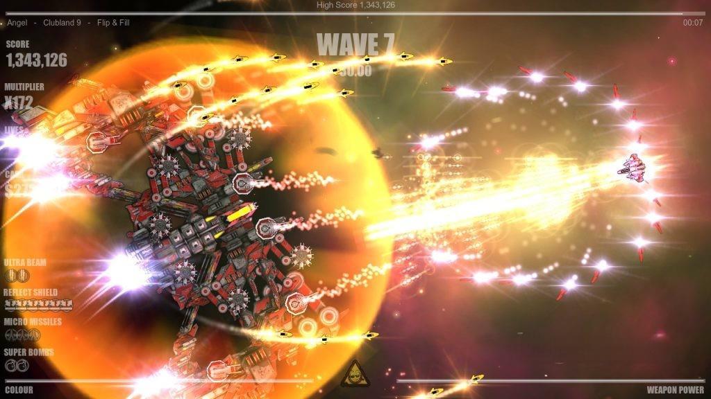 《危险节奏》v1.0，steam特别好评的炫酷激烈太空战机双摇杆射击游戏