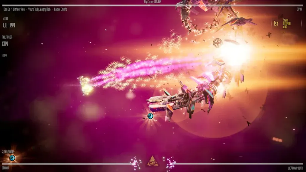 《危险节奏》v1.0，steam特别好评的炫酷激烈太空战机双摇杆射击游戏