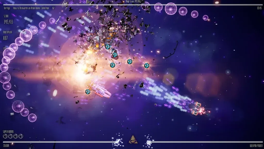 《危险节奏》v1.0，steam特别好评的炫酷激烈太空战机双摇杆射击游戏