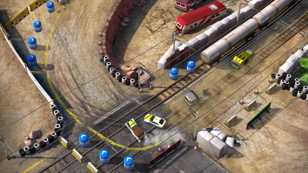 《鲁莽赛车3》v1.2.1，独特的俯视角3D赛车游戏
