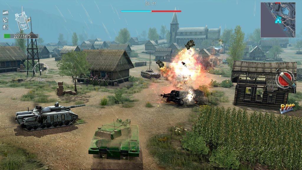 《战地霸主》高清优化版，3D高画质二战坦克对战游戏
