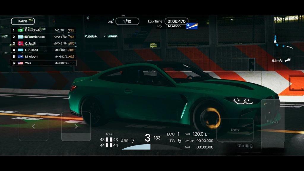 《极速赛道》汉化版v1.0.3，3D高画质主打极致拟真驾驶体验的赛车游戏