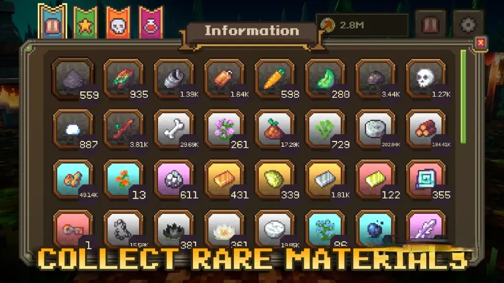 《虚空循环》v1.0.5，融合肉鸽与放置元素的像素风挖矿动作冒险游戏