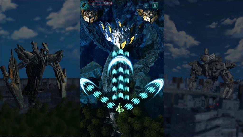 《月之传说2》v0.1，街机风格3D高画质竖屏弹幕飞行射击游戏