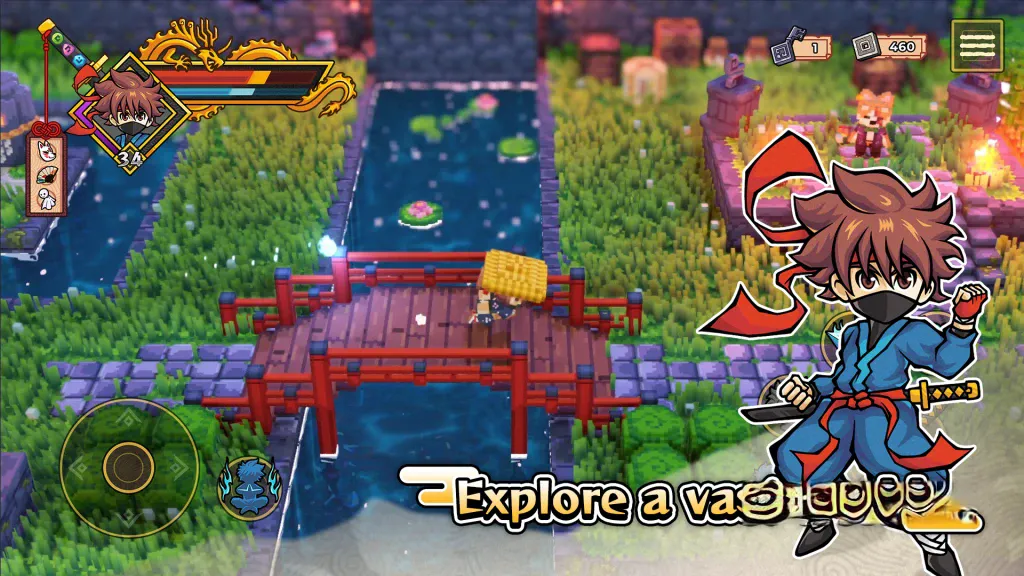 《武士刀之龙》v1.0.1，像素风武士冒险动作RPG游戏